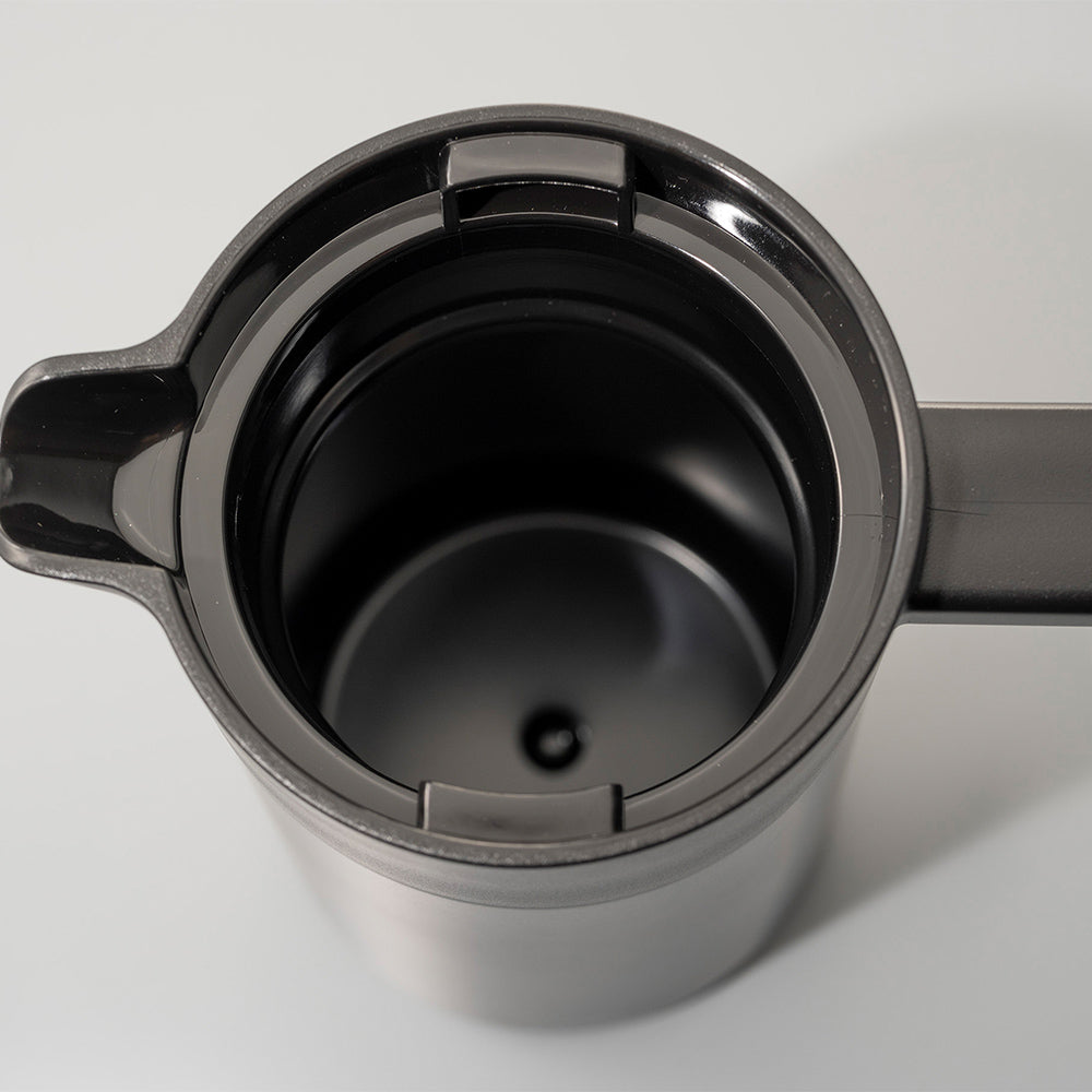 Double-Walled Thermal Pot With Ceramic Coating - 600ml (Black)