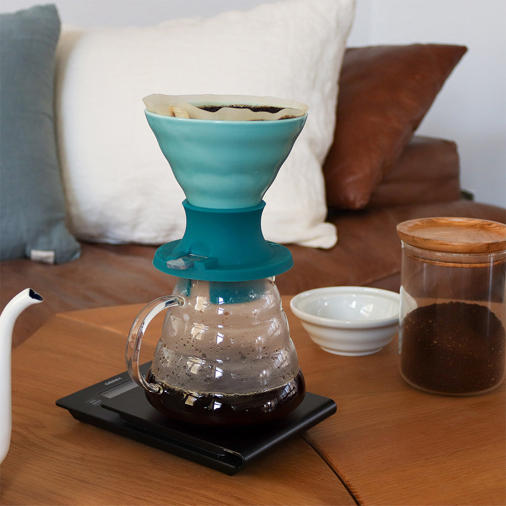 Hario Switch V60 Ceramic Immersion Dripper - Tropical Turquoise (Size 02)