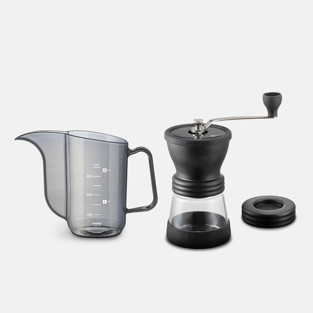 Hario Skerton N Coffee Grinder + Hario V60 Drip Kettle AIR Bundle