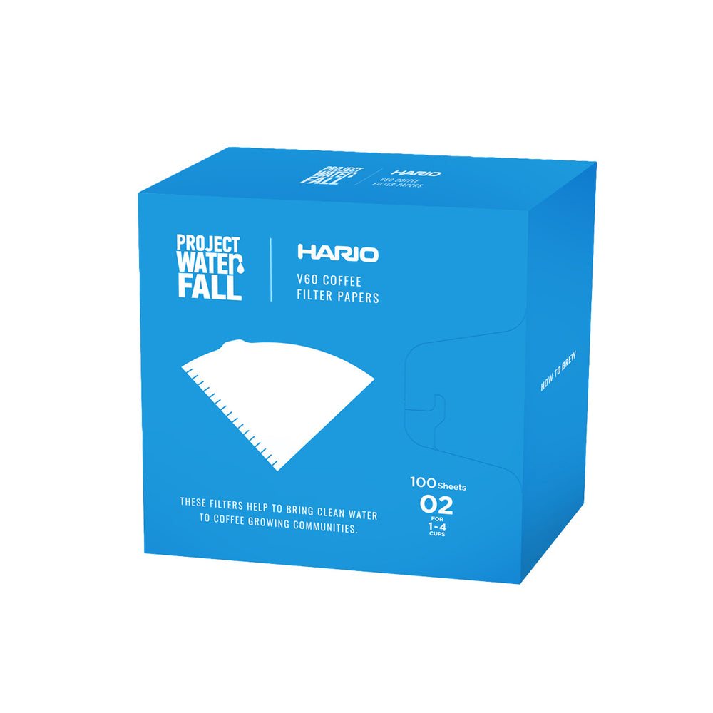 Hario X Project Waterfall V60 Filter Papers (100 pack)